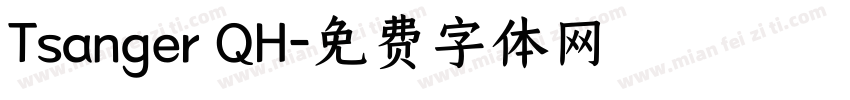 Tsanger QH字体转换
